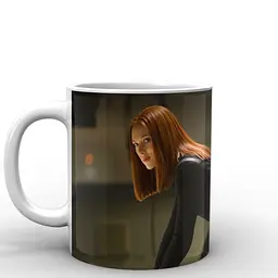 Кухоль GeekLand чорний вдова Black Widow чорний Вдова посмішка BW.02.010.957 330 мл білий - мініатюра 2