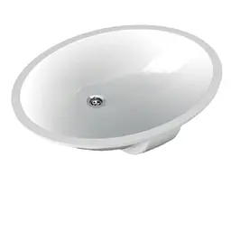 Умивальник врізний під стільницю Imprese овальний 38x47,5x18 см white c06900103OV, Білий