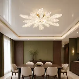 Світлодіодна люстра Splendid Ray LV/6+1 LED (GD), золото, білий, 100 Вт, від 18-28 м²