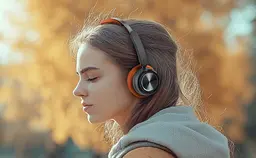 Навушники Muse M-271 DB померанчеві - мініатюра 8