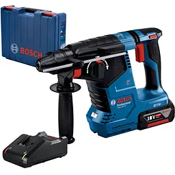 Акумуляторний перфоратор Bosch GBH 187-LI Professional з 1акб GBA 18V 5.0Ah, з/п GAL 18V-40