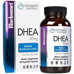 Дегідроепіандростерон Bluebonnet Nutrition Intimate Essenitals DHEA 50 мг 60 вегетаріанських капсул - мініатюра 2