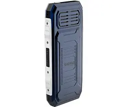 Кнопковий телефон Sigma mobile X-Style 341 Bro Type-C синій (4827798368428) - мініатюра 6