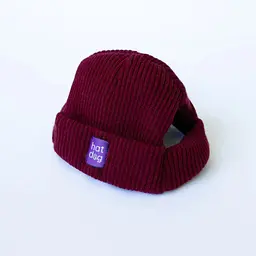 Шапка для собак Hat-Dog бордо (XL) - мініатюра 2