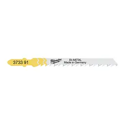 Полотна для лобзиків T144DF Bi-Metal MILWAUKEE, 75х4,0мм, (5шт), (деревина, швидкий різ) - мініатюра 3