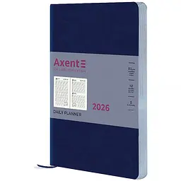Щоденник Axent Partner City Soft 2026 синій 145 х 210 мм (8821-26-02-A) - мініатюра 2