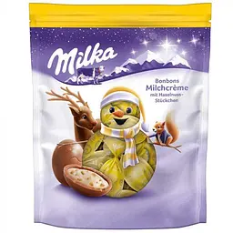 Цукерки Milka Bonbons Milk Creme Haselnuss 86g