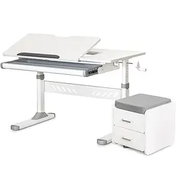 Комплект (S) Evo-Kids TH-310 Grey (парта + тумба) (арт.TH-310 + BD C3_GREY)