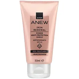 Оновлювальний крем для обличчя Avon Anew з антиоксидантами Енергія Протінолу. Мультизахист SPF 15 50 мл