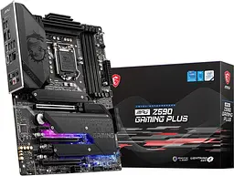 Материнська плата MSI Z590 MPG Gaming Plus LGA 1200 (MPG Z590 GAMING PLUS) Б/В