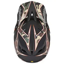 Велошолом Troy Lee Designs D4 Composite Helmet Matrix Camo Army Green XL (1106-140035005) - мініатюра 5