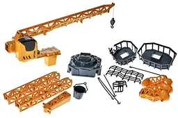 Іграшковий підйомний баштовий кран Die-Cast Metal Big Tower Crane 9988-110 в коробці р.53x13x20 см YG Toys - мініатюра 5