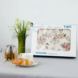 Скатертина Panama водовідштовхувальна Festive Bouquet, 180x220 - мініатюра 2