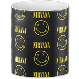Кухоль GeekLand Nirvana Нірвана фон Logo CP 03.301 330 мл білий - мініатюра 2
