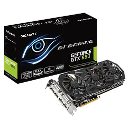 Відеокарта GeForce GTX 960 4GB Gigabyte Gaming (GV-N960G1 GAMING-4GD) Б/В