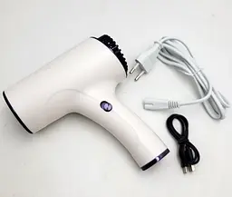 Акумуляторний бездротовий фен для сушіння та укладання волосся USB 500Вт та 220в 1250Вт (гаряче повітря) UKC WHD-01 - мініатюра 5
