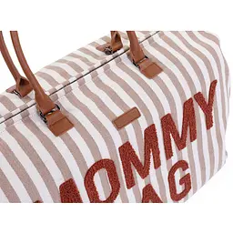 Сумка Childhome Mommy bag stripes nude/terracotta (CWMBBSTNR) - мініатюра 5