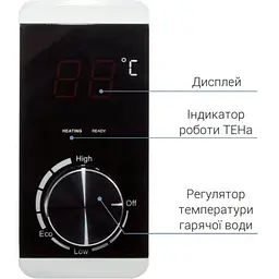 Водонагрівач електричний Thermo Alliance вертикальний сухий ТЕН 2.0 кВт 100 л D100V20J3(D)K - мініатюра 2
