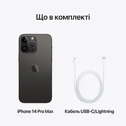 Смартфон iPhone 14 Pro Max 256GB Model A2894 Grade B Seller Refurbished Space Black - мініатюра 9