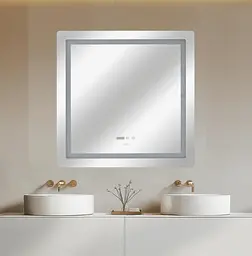 Дзеркало Qtap Mideya з LED-підсвічуванням Touch QT2078NCF8080W - мініатюра 9