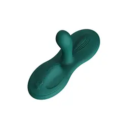 Sit-on-top смарт-вібратор Zalo - Flora Smart Vibrating Pad Turquoise Green, 9 моторів - мініатюра 2