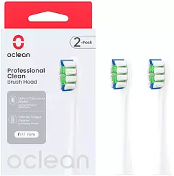 Насадки для зубної щітки Oclean Professional Clean Brush Head for On SE Air X F1 2шт P1C1 W02 White - мініатюра 2