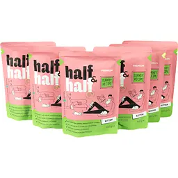 Набір вологих кормів для кошенят Half & Half 5+1 шматочки з індичкою у желе 600 г (6 шт. х 100 г) - мініатюра 2