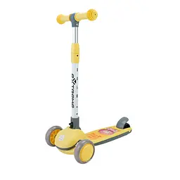 Дитячий самокат триколісний SC817(Yellow) з музикою та світлом