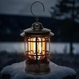 Акумуляторна кемпінгова LED підвісна лампа 1200мАч освітлення на 360 градусів ліхтар - мініатюра 12