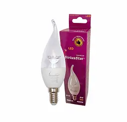 Світлодіодна лампа SIRIUSSTAR 3301 СA37 tail crystal 6W-4000K-E14