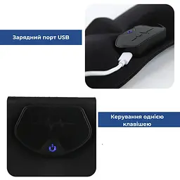 Маска Supretto для сну від хропіння з легкими вібраціями чорна (90560001) - мініатюра 3