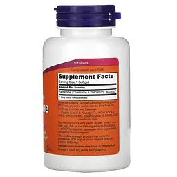Вітаміни та мінерали NOW Pantethine Double Strength 600 mg, 60 капсул - мініатюра 2