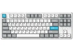 Механічна ігрова клавіатура GamePro MK-285-WH Asgard Ragnar Keychron Super Red Switch Bluetooth 5.2/2.4 ГГц/USB White