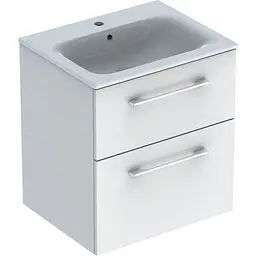 Тумба з умивальником Geberit Selnova Square 60 см 501.236.00.1 Білий