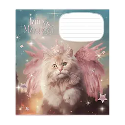 Зошит Школярик Fairy cats 18 аркушів клітинка (018-3316K), в асортименті - мініатюра 3