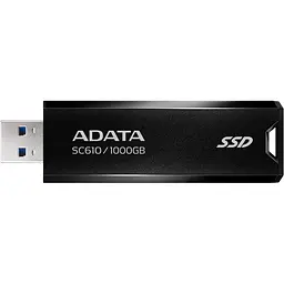 Зовнішній SSD накопичувач ADATA SC610 1TB Black (SC610-1000G-CBK/RD) [155352]