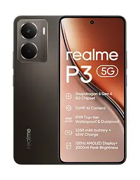 Смартфон realme P3 8/256GB Gray EU - мініатюра 3