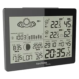 Метеостанція Technoline WS6760 Black (WS6760), Чорний - мініатюра 3