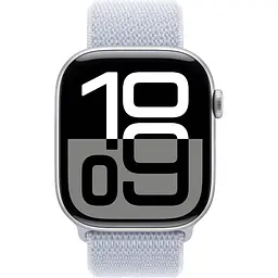 Смарт-годинник Apple Watch Series 10 GPS 46mm Silver Aluminum Case with Blue Cloud Sport Loop (MWWN3) [114981] - мініатюра 2