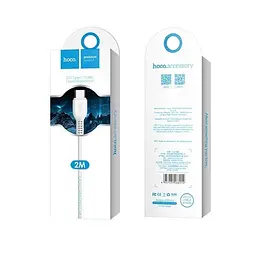 Кабель Hoco X20 Flash Type-c charging cable ( L-2M ) White - мініатюра 2