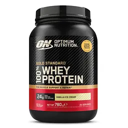 Сироватковий протеїн Optimum Nutrition Gold Standard 100% Whey EU, 780 грам - Ванільне морозиво