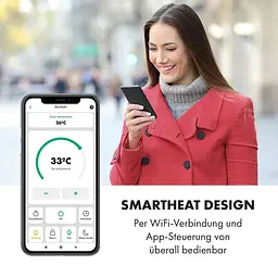 Конвекторний обігрівач Klarstein Bornholm Single Smart чорний (10035238)  - мініатюра 5
