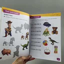 Дитяча навчальна книга ЛП835002УА Англійська - це легко. Історія іграшок (укр / англ). Ранок Дісней 5+ - мініатюра 3