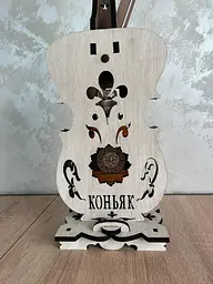 Сувенірна скрипка з коньяком та чарками Довбуш 50 см - мініатюра 6