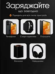 Павербанк з швидкою зарядкою 30000mAh KPG POWER BANK Soonest Fast Charging пауербанк, павер банк, умб Fast Type-C In /Out: 4 USB 5V/2A Повербанк,Чорний  - мініатюра 8