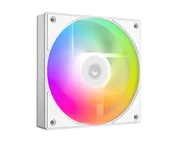 Вентилятор 120 мм, ID-Cooling AS-120-ARGB-W TRIO, White, 3 шт, 120x120x25 мм, ARGB підсвітка, 300-2000 об/хв, 13.8~27.2dB(A), 4-pin (PWM) / 3-pin (ARGB) - мініатюра 2