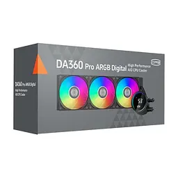 Система рідинного охолодження PcCooler DA360 Pro ARGB Digital BK - мініатюра 7