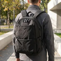 Рюкзак smart унісекс 20622 Vintage чорний - мініатюра 2