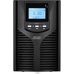 ДБЖ безперервної дії (Online) 2E OD1000, 1000VA/900W, LCD, USB, USB, 2xSchuko (2E-OD1000) - мініатюра 2
