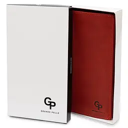 Жіноче шкіряне портмоне GRANDE PELLE 10х19,5х1,5 см acs0018771 - мініатюра 5